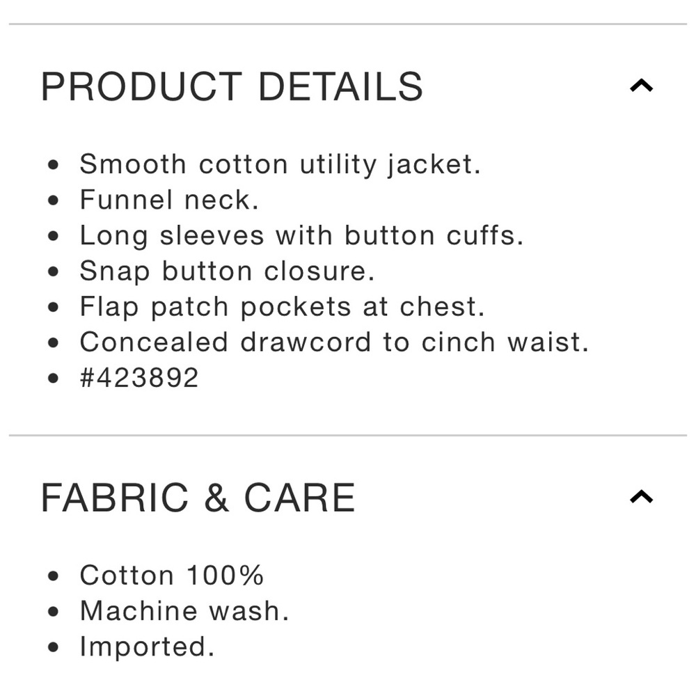 NEW! GAP Utility Jacket - Small - Picture 11 of 11